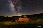 Old Car and Milky Way