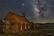 Ghost Town Church and Milky Way