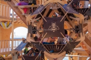 Inside the Burning Man Structure